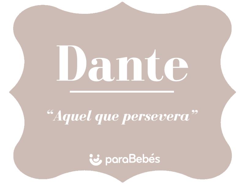 Significado del Nombre Dante para Perro