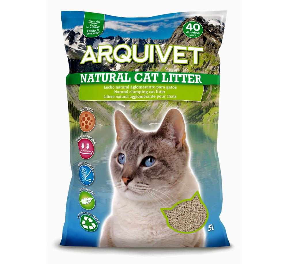 Novedades arquivet natural cat litter 1