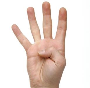 four fingers